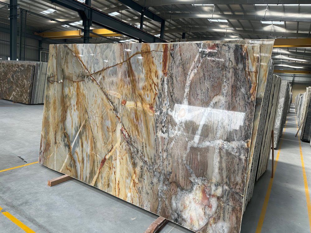 Cosmopolitan Quartzite Slab Indi